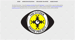 Desktop Screenshot of citizendroneproject.com
